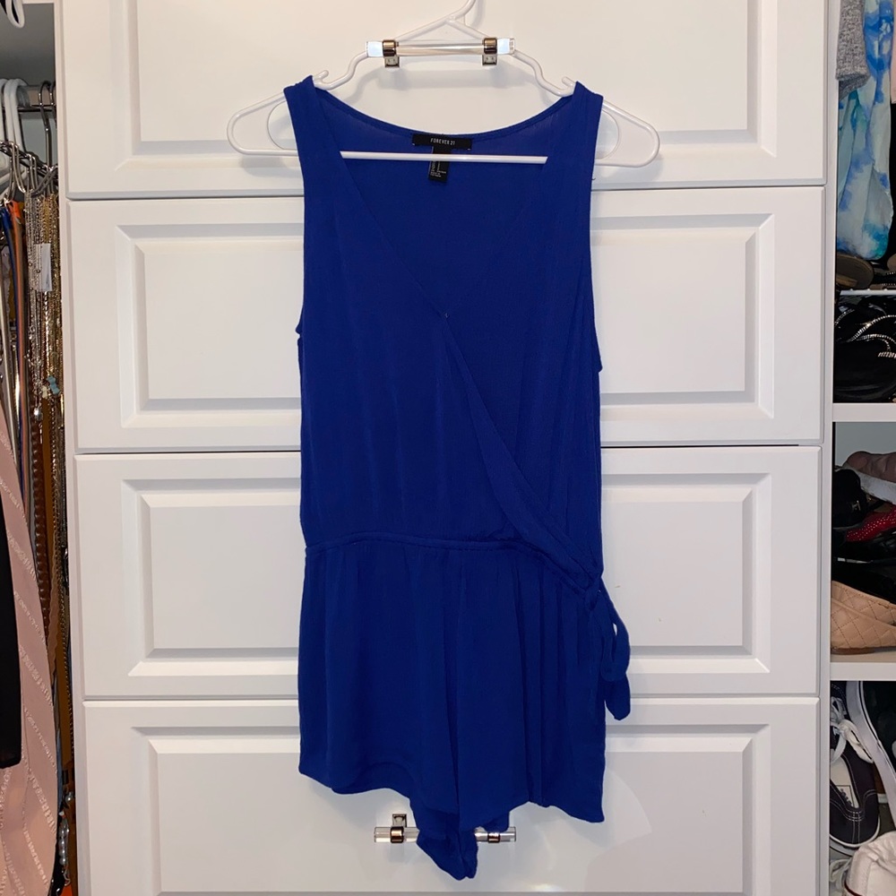 Cobalt Blue Romper